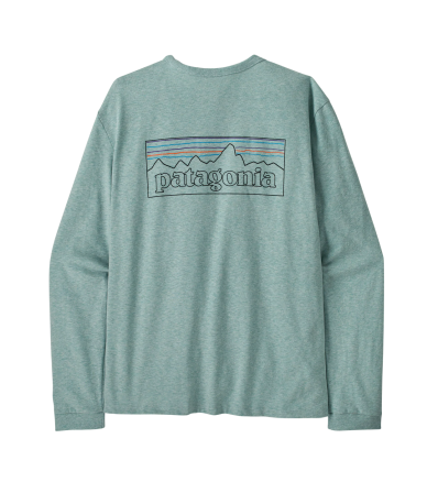 T-shirt Patagonia Long-Sleeved P-6 Logo Responsibili-Tee W's
